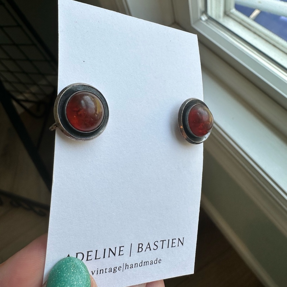 Vintage Amber Earrings